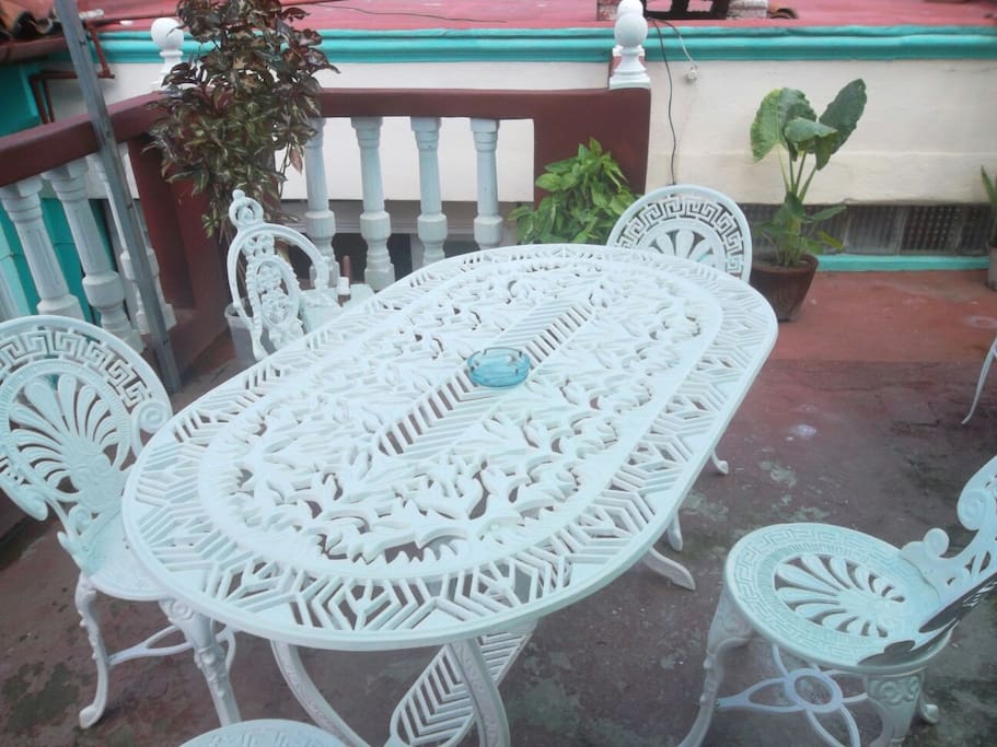 'Roof terrace' Casas particulares are an alternative to hotels in Cuba.